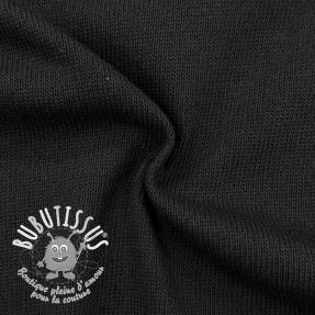 Tissu tricot BABY KNIT black