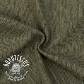 Tissu tricot BABY KNIT camo green