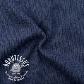 Tissu tricot BABY KNIT navy