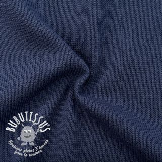 Tissu tricot BABY KNIT navy