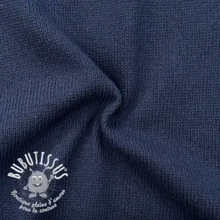 Tissu tricot BABY KNIT navy