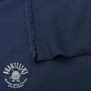 Tissu tricot BABY KNIT navy