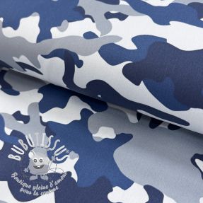 JEANS DENIM STRETCH Camouflage blue