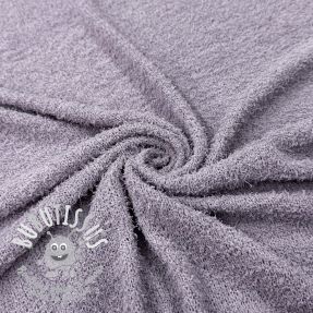 Tissu tricot Paris bouclé lilac