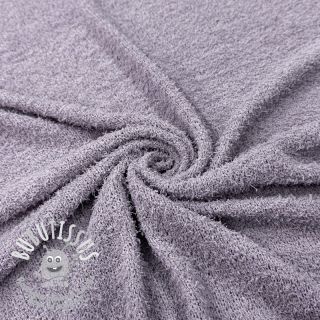 Tissu tricot Paris bouclé lilac