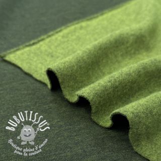 Sweat envers minkee MELANGE bottle green