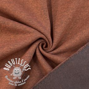 Sweat envers minkee MELANGE brick