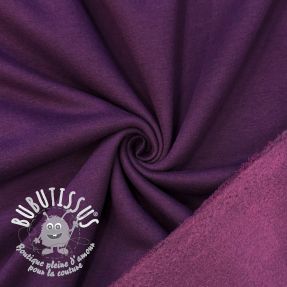 Sweat envers minkee MELANGE bordeaux