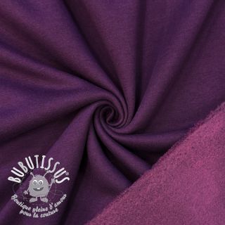 Sweat envers minkee MELANGE bordeaux