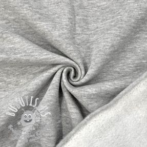Sweat envers minkee MELANGE light grey