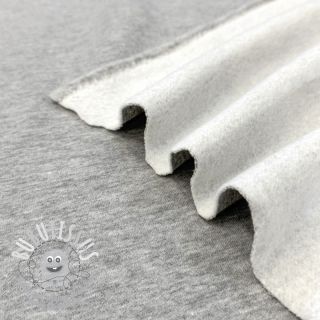 Sweat envers minkee MELANGE light grey