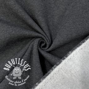 Sweat envers minkee MELANGE dark grey