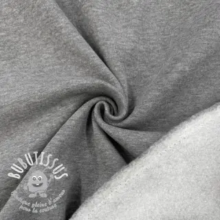 Sweat envers minkee MELANGE middle grey