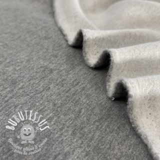 Sweat envers minkee MELANGE middle grey