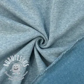 Sweat envers minkee MELANGE old blue