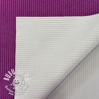 Tissu velours cotelé HUGGY aubergine