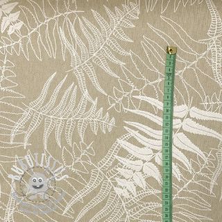 Tissu déco Linenlook Serene fern