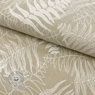 Tissu déco Linenlook Serene fern