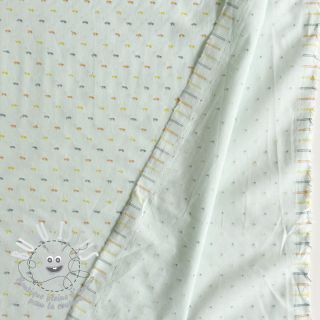 Tissu coton DOBBY Patch light mint