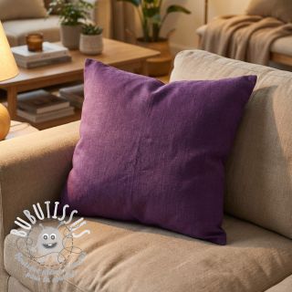 Lin lavé dark purple