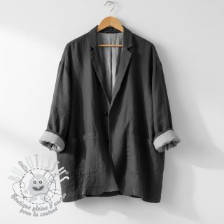 Lin lavé STONEWASHED PREMIUM black