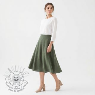 Lin lavé STONEWASHED PREMIUM camo green