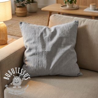 Lin lavé STONEWASHED PREMIUM light grey