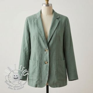 Lin lavé STONEWASHED PREMIUM dark mint