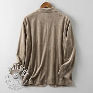  Velours  VELVET STRETCH taupe