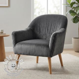  Velours  VELVET STRETCH dark grey