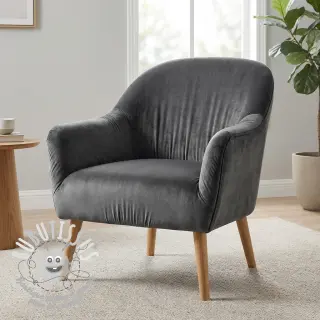  Velours  VELVET STRETCH dark grey
