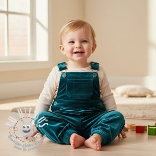  Velours  VELVET STRETCH petrol