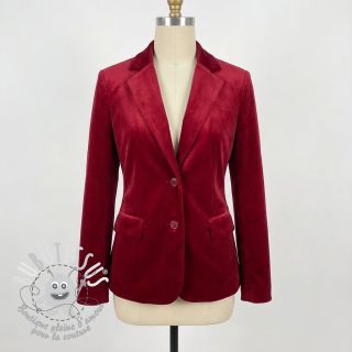  Velours  VELVET STRETCH red