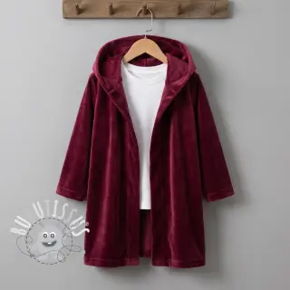  Velours  VELVET STRETCH bordeaux