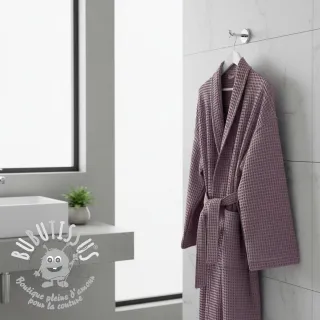 Tissu nid d’abeille mulberry