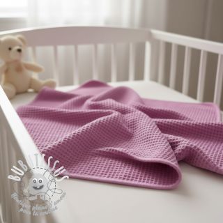 Tissu nid d’abeille pink