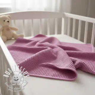 Tissu nid d’abeille pink