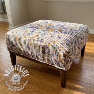 Tissu nid d’abeille Flowie meadow digital print