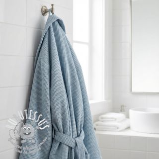 Tissu nid d’abeille blue heaven