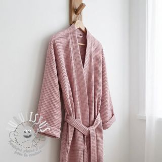 Tissu nid d’abeille lilac