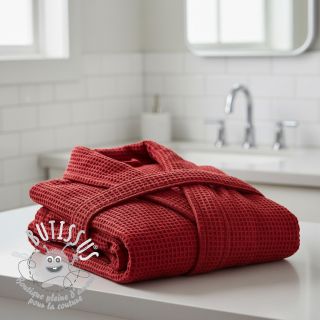 Tissu nid d’abeille red