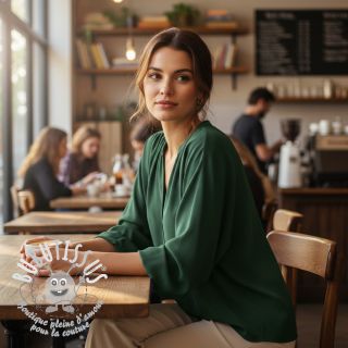 Viscose RADIANCE dark green