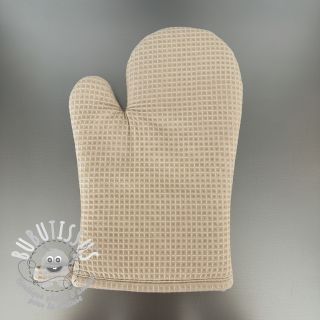 Tissu nid d’abeille light sand