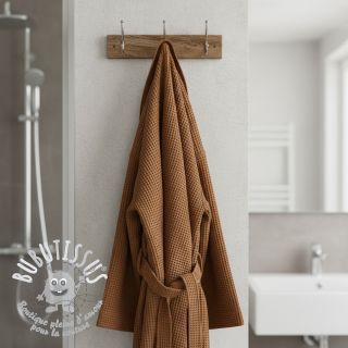 Tissu nid d’abeille rust