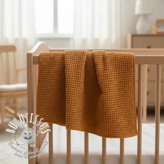 Tissu nid d’abeille rust