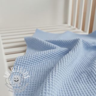 Tissu nid d’abeille light blue