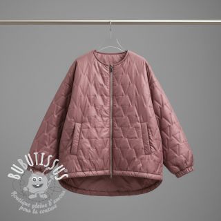 Tissu matelassé Triangle rouge