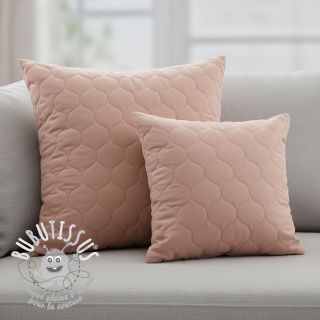 Tissu matelassé Round old rose