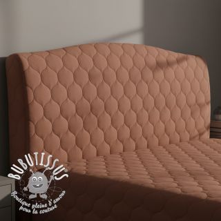 Tissu matelassé Round old rose
