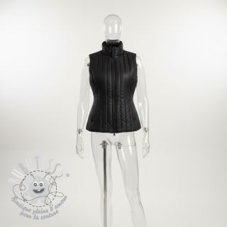 Tissu matelassé Classic black